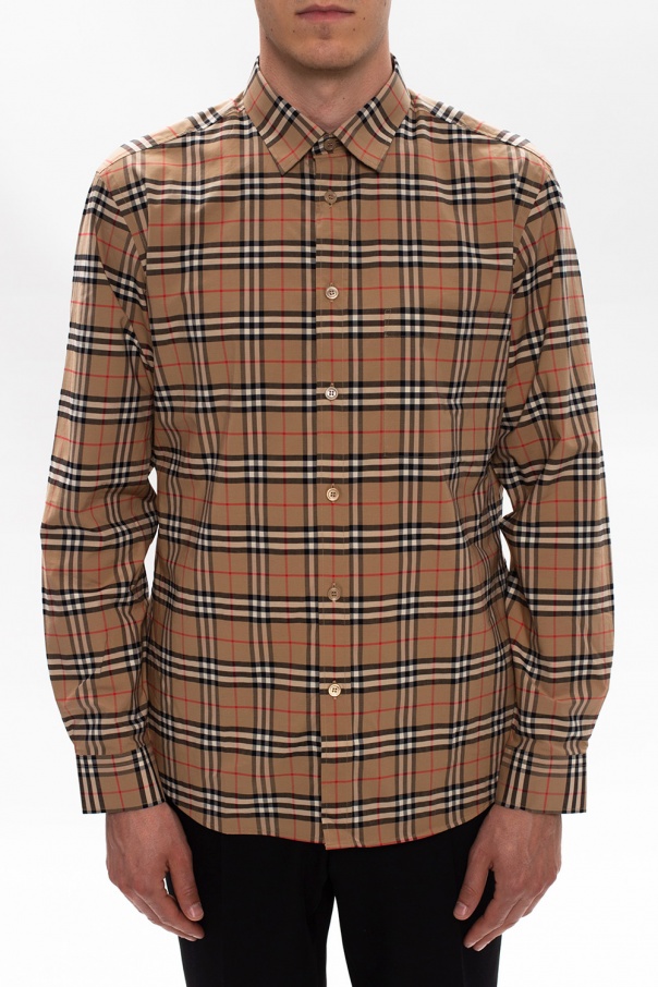 Burberry Shirt Knöpfe popular Steine